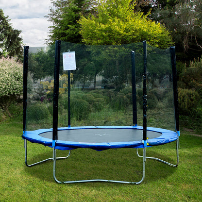 Homcom Cama Elástica Ø244cm + Red De Seguridad Set Trampolín Jardín Máx. 100kg_1