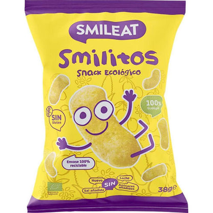 Embalagem de 2 Smilitos, minhocas de milho biológicas Smileat, 38g