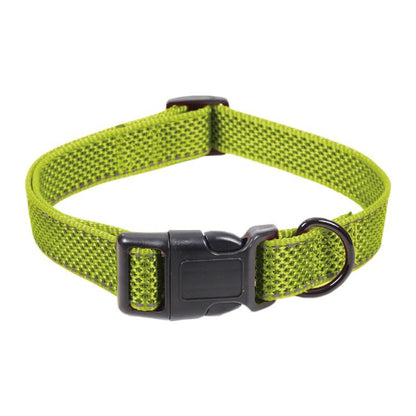 Collar Para Perros Reflectante Verde 2,5 X 40-55 Cm_1