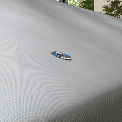 Outsunny Techo De Repuesto Para Cenador 3x3 M Con Techo Doble Gris Claro_3