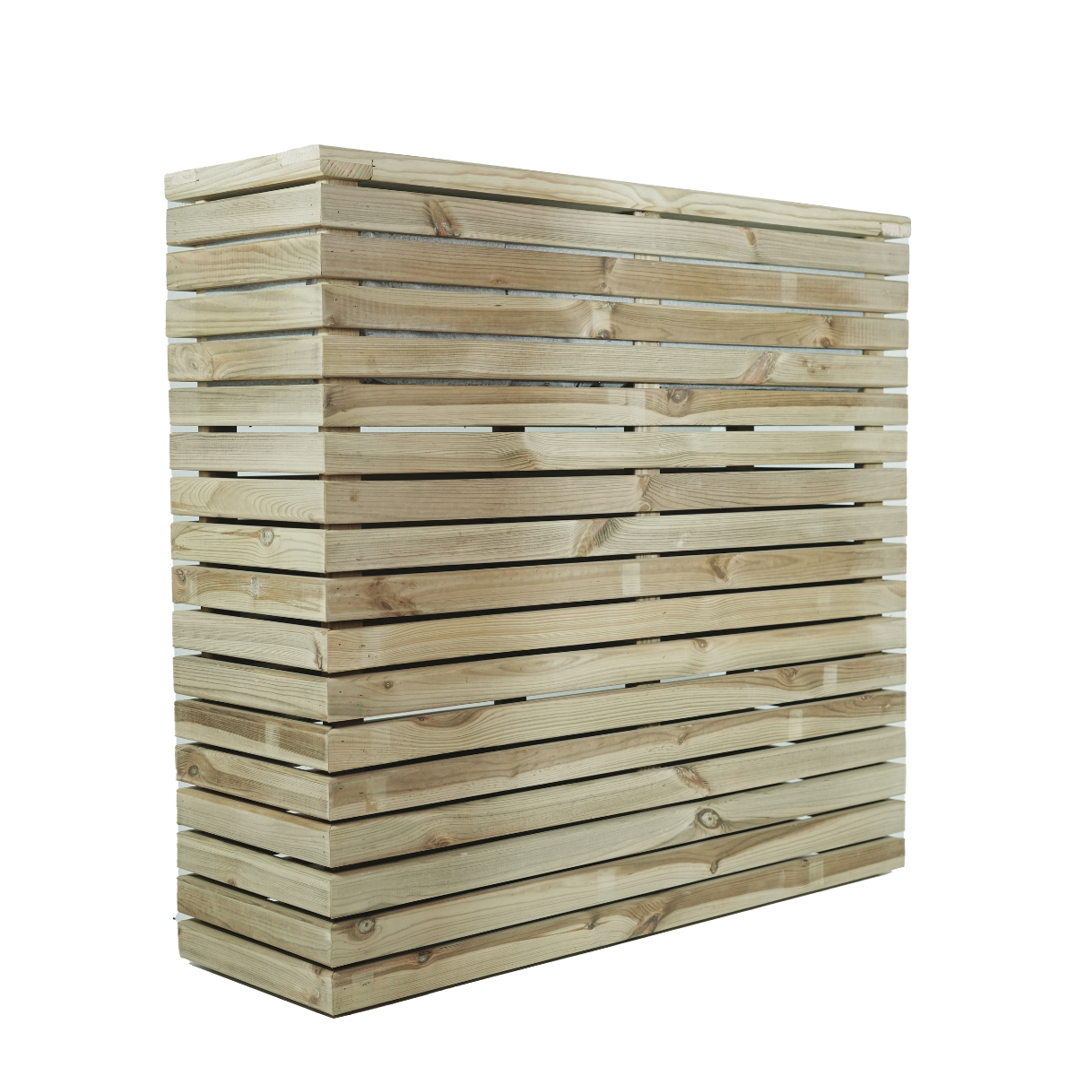 Jardinera Luxe Torre De Madera Tratada Vidahuerto 60x30x90 Cm._0