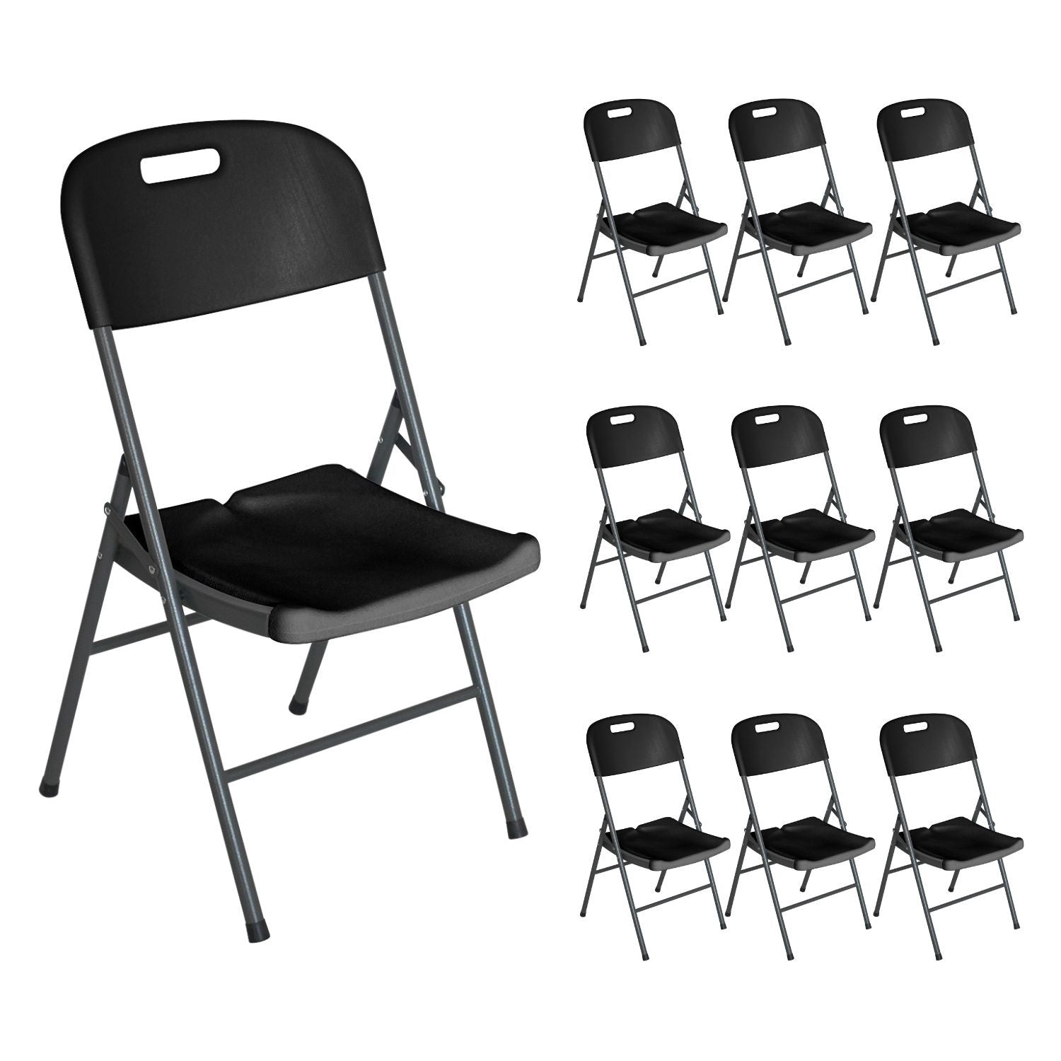 Pack 10 Sillas Plegables Con Asa 47x58x87cm O91_0