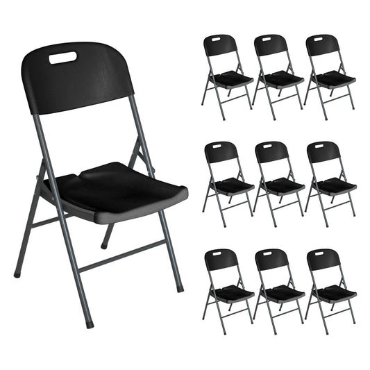 Pack 10 Sillas Plegables Con Asa 47x58x87cm O91_0