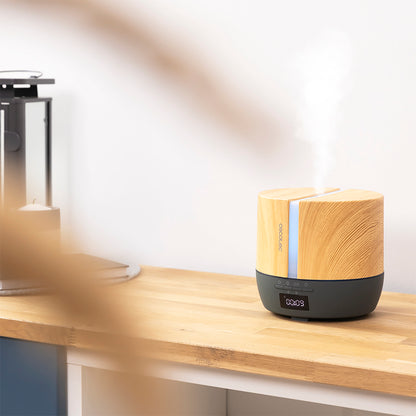 Cecotec Humidificador Difusor De Aroma Purearoma 550 Connected Grey Woody_1