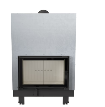 Bricosol Chimenea De Leña De Acero Kratki Mbo 15 Kw Ø 200 Puerta Elevable_1