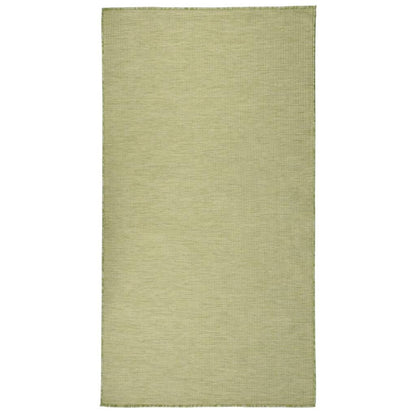 Vidaxl Alfombra De Exterior De Tejido Plano Verde 80x150 Cm_0