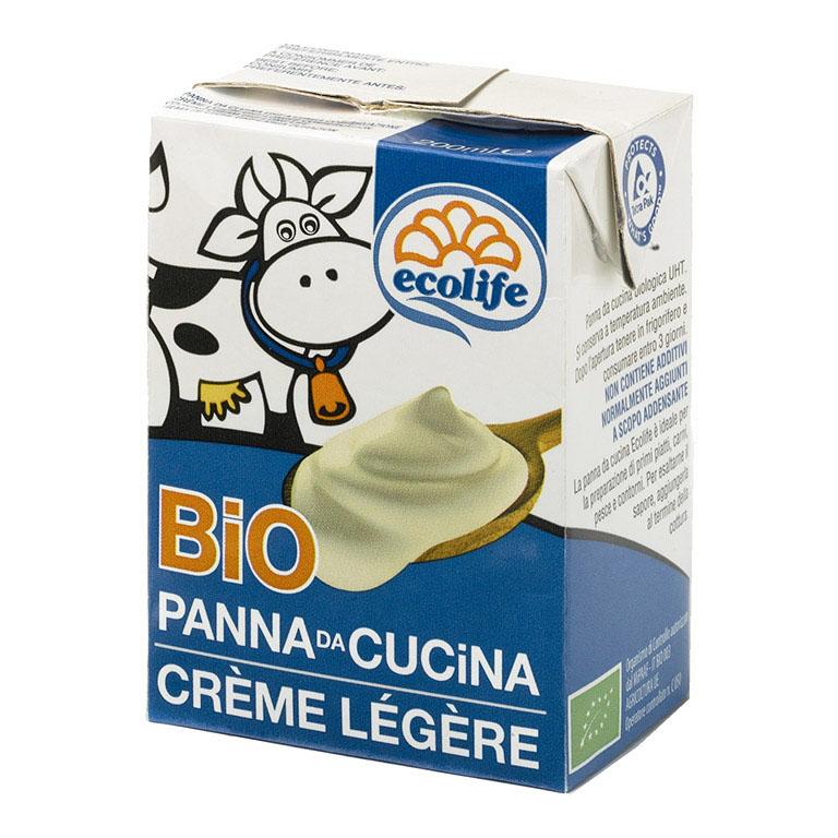 Leite creme de cozinha Ecolife 200ml