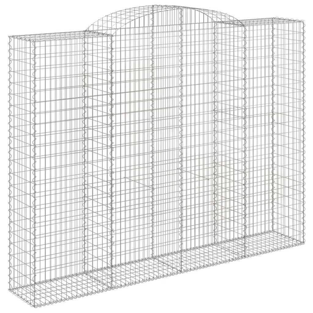 Cestas De Gaviones 4 Uds Forma De Arco Hierro 300x50x220/240 Cm_2