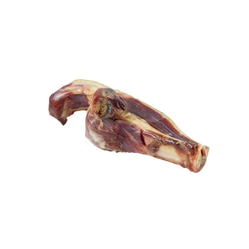 Meio osso de presunto serrano com espeto mediterrânico 200 g