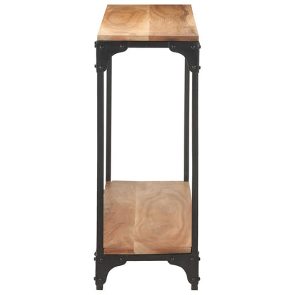 Mesa Consola De Madera Maciza De Acacia 110x30x75 Cm_1