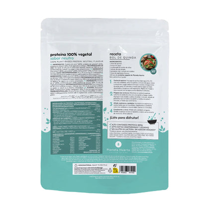 Proteína Vegetal Neutra ECO 80% Planeta Huerto 500 g