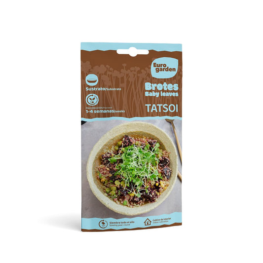 Sementes de rebentos Tatsoi Eurogarden