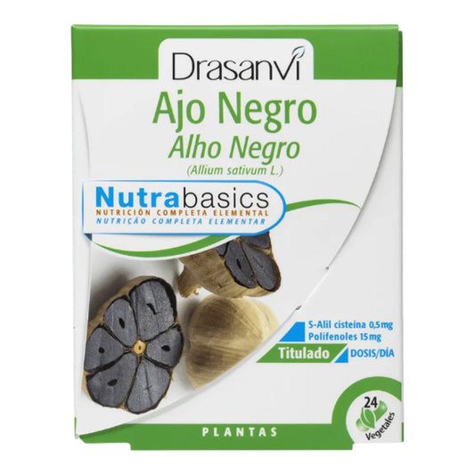 Alho Negro 24 Cápsulas Nutrabasico Drasanvi