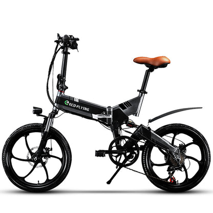 Bicicleta Eléctrica Hi-flying F501 250w-36v-10ah (360wh) - Rueda 20 Color Negro_0