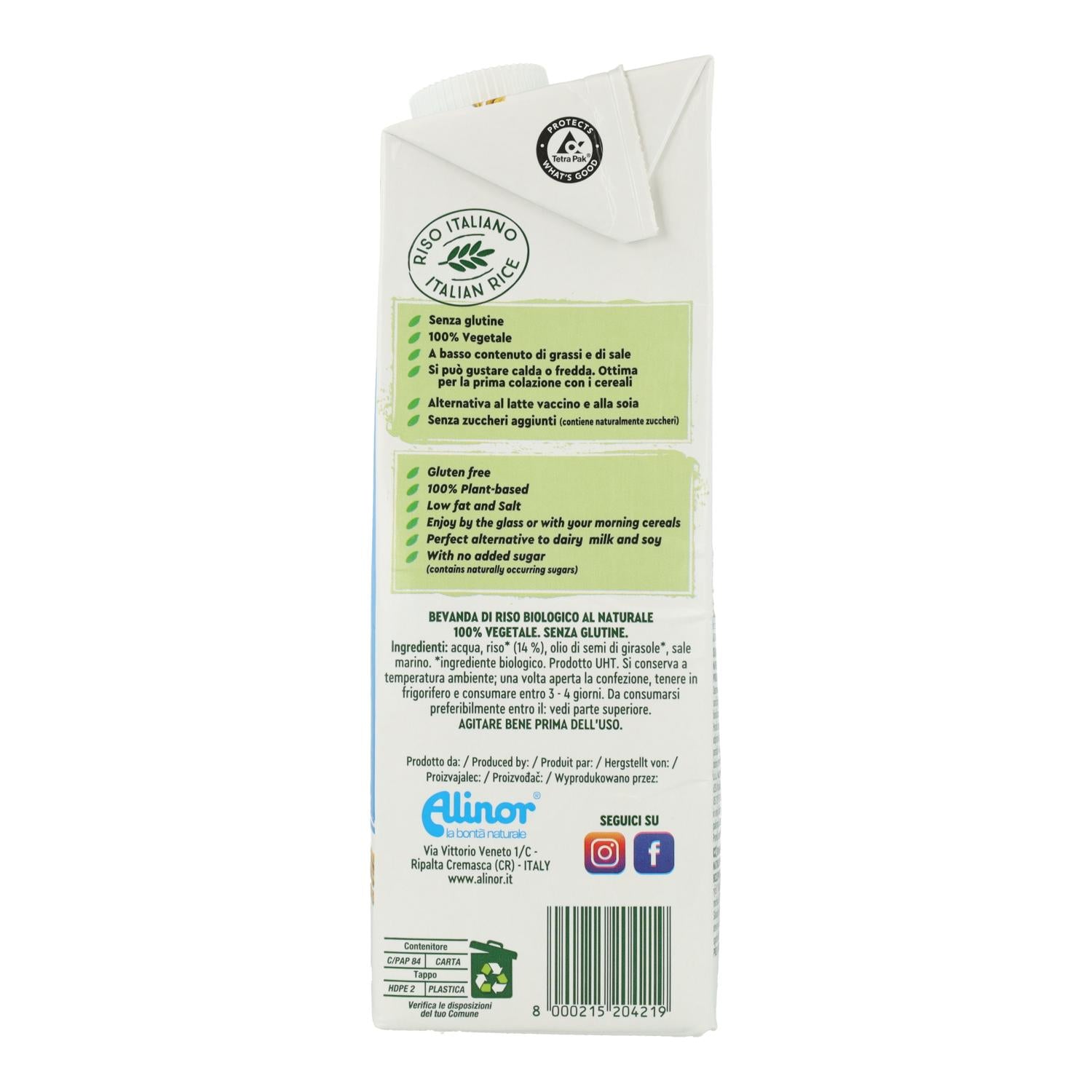 Pack 10 x Bebida de Arroz  Vitariz 1 L