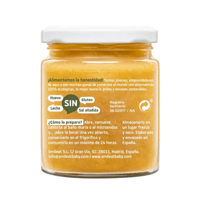 Pote de vegetais biológicos Smileat com quinoa, 230g
