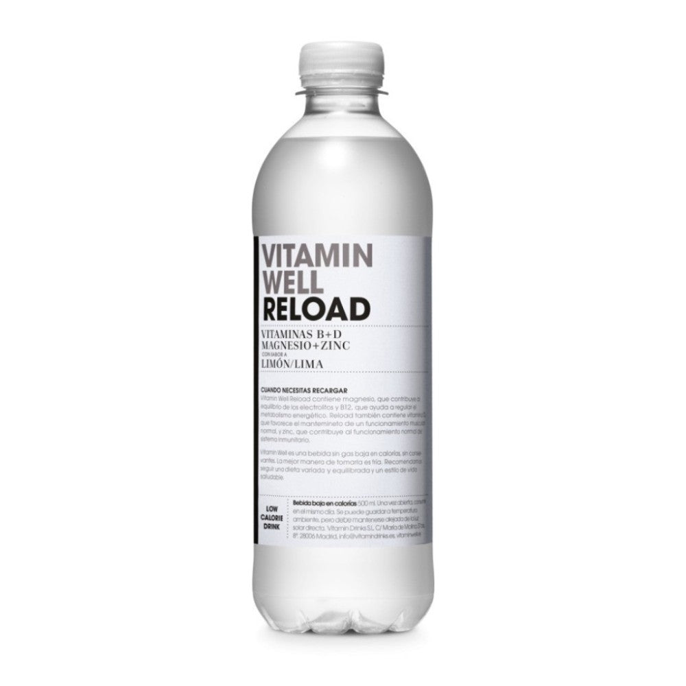 Bebida Vitaminada Reload Lima Limon 500ml Vitamin Well_0