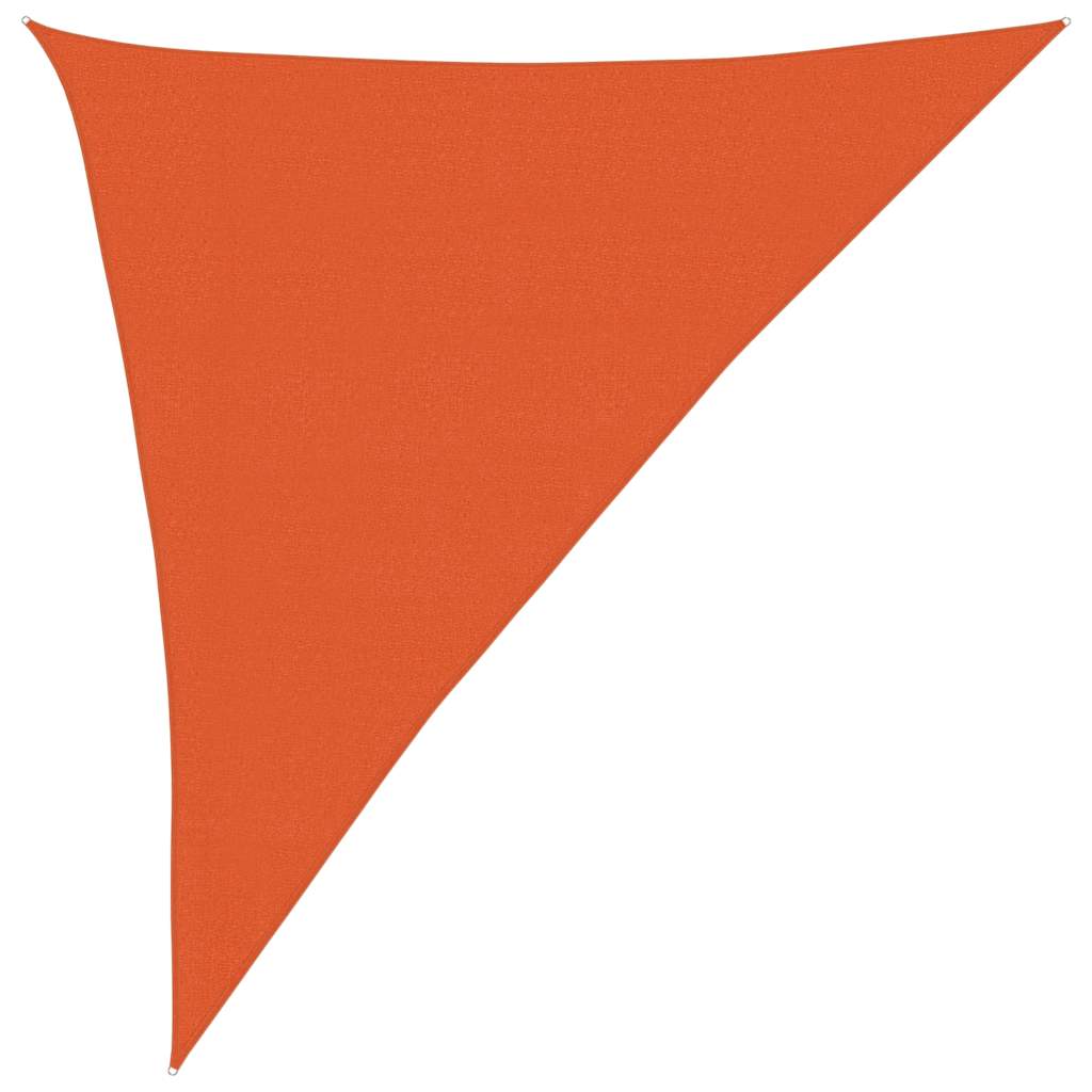 Toldo De Vela Triangular Hdpe Naranja 160 G/m² 3x4x5 M_0