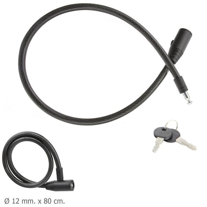 Cable Bicicleta Con Llave 12 Mm. X 80 Cm._0