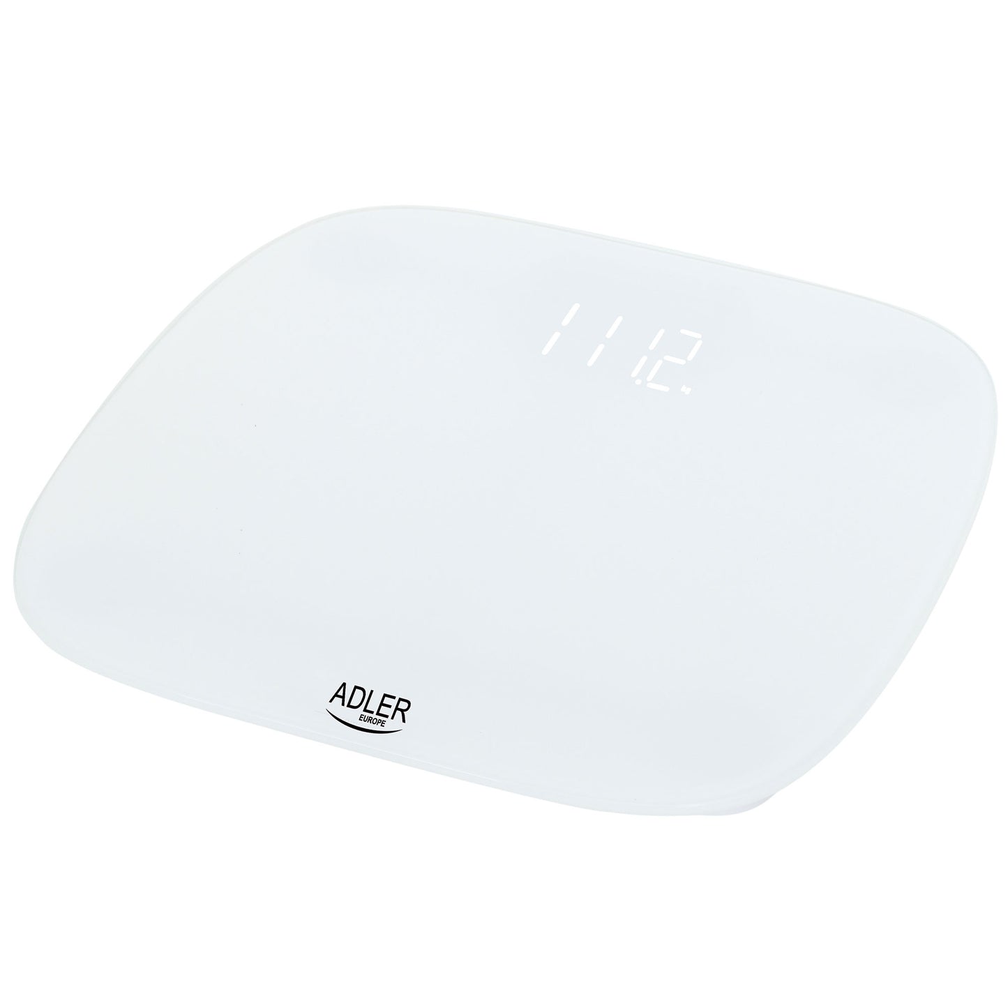 Báscula De Baño Digital Alta Precisión 180kg, Pantalla Led Apagado Automático, Vidrio Templado Adler Ad8176 Blanco_0