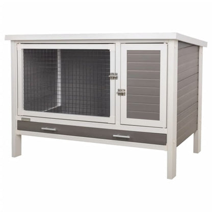 Kerbl Conejera Eco Samy Plástico Gris Y Blanco 116x57x82 Cm_0