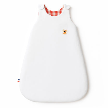 Saco De Dormir Entretiempo De Algodón Orgánico Saxe Blanco_0