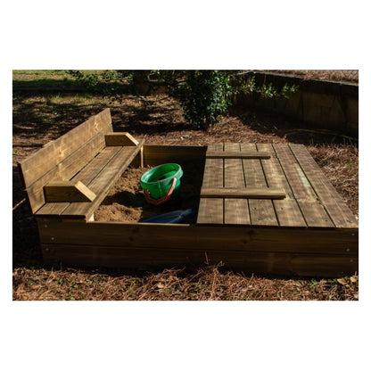 Arenero De Madera Masgames Tectum Con Cubierta De Madera Plegable._3
