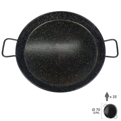 Paellera Valenciana Esmaltada 25personas/ 70 cm_0