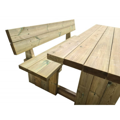 Mesa De Picnic Masgames Canet Mesa Con Respaldo._3