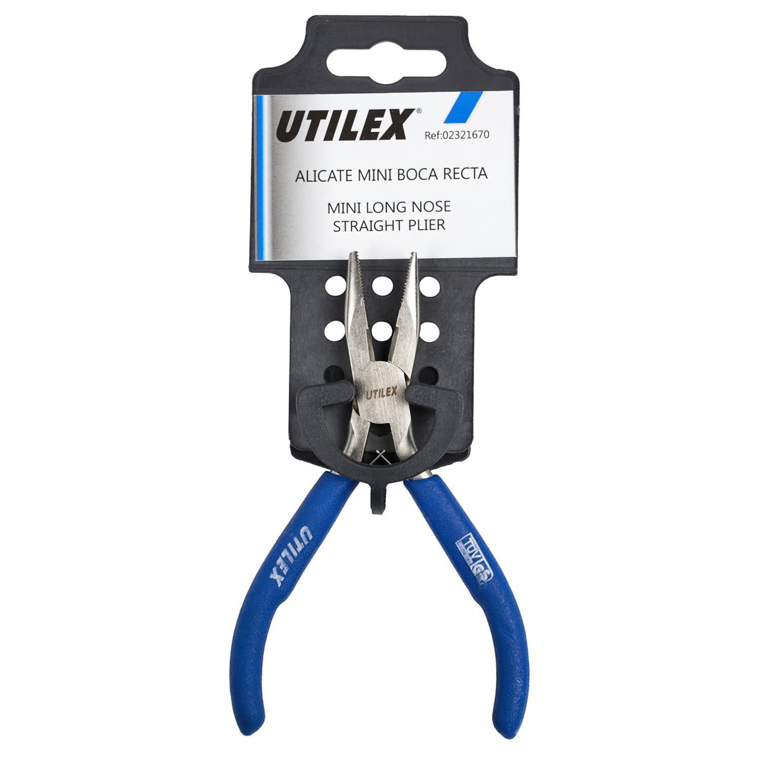 Alicates Mini Boca Recta 120 Mm.