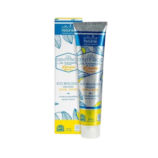 Pasta de dentes natural de limão 75 ml, certificado biológico Officina Naturae