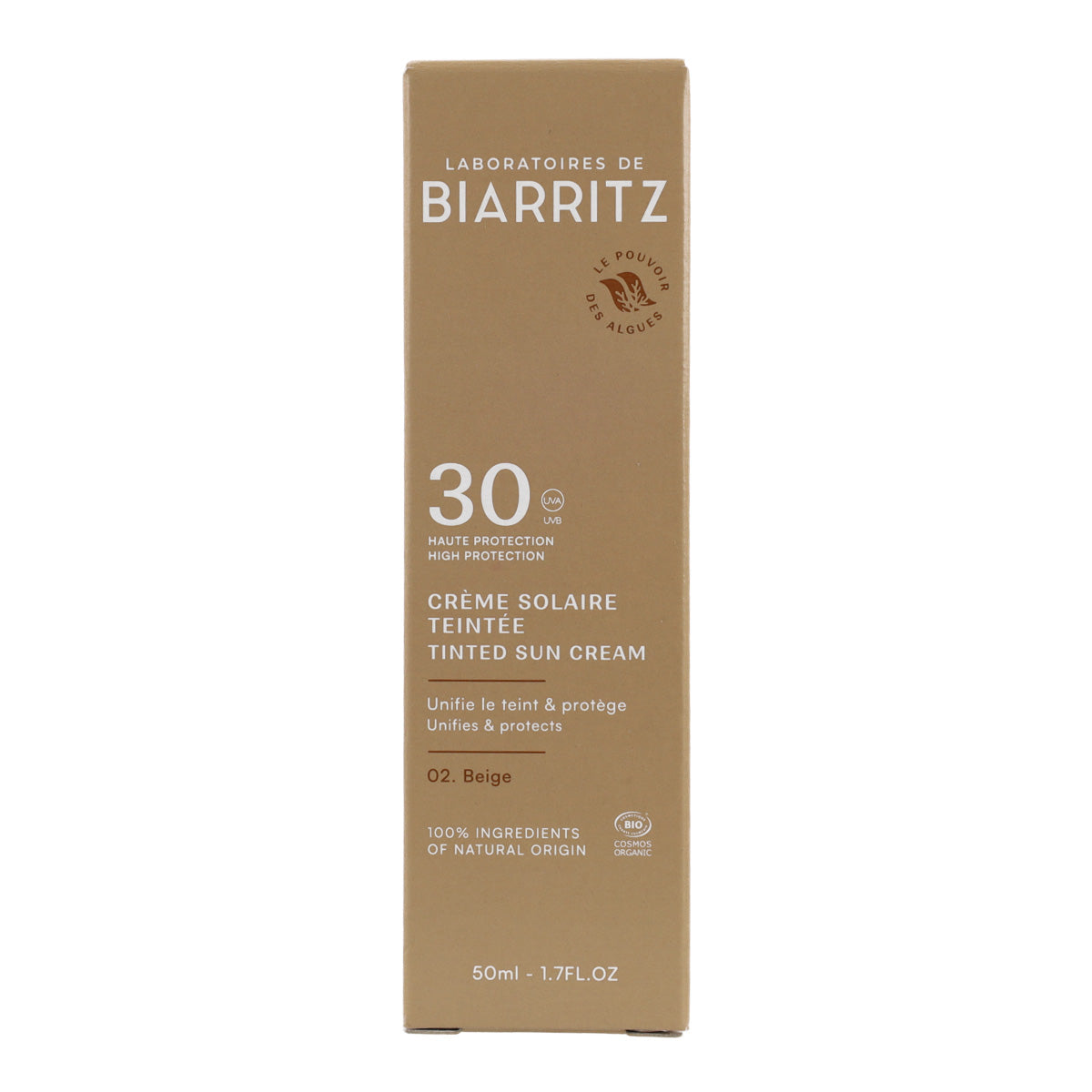 Creme Protetor Solar Facial Bege FPS30 Alga Maris 50 ml