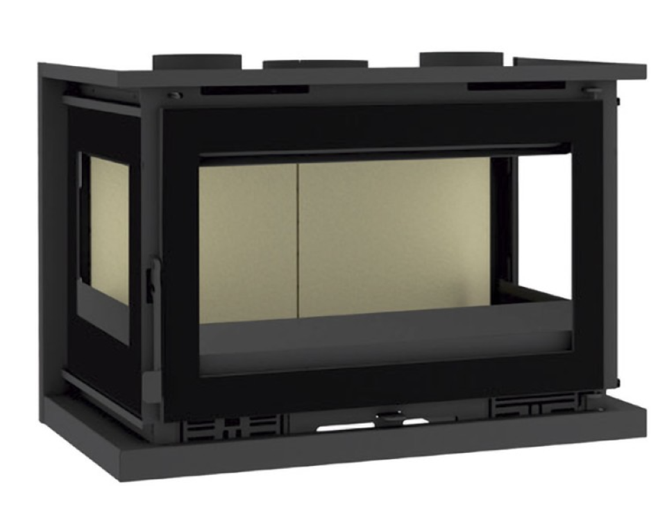 BRICOSOL Insertable de leña a 3 caras FM Modelo IT-183 K Interior Vermiculita Cristal Serigrafiado_0