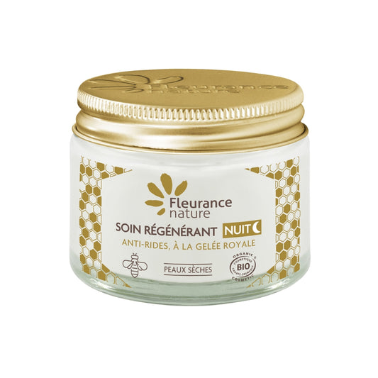 Crema De Noche Regenerante Antiarrugas Con Jalea Real Eco Fleurance Nature 50ml_0