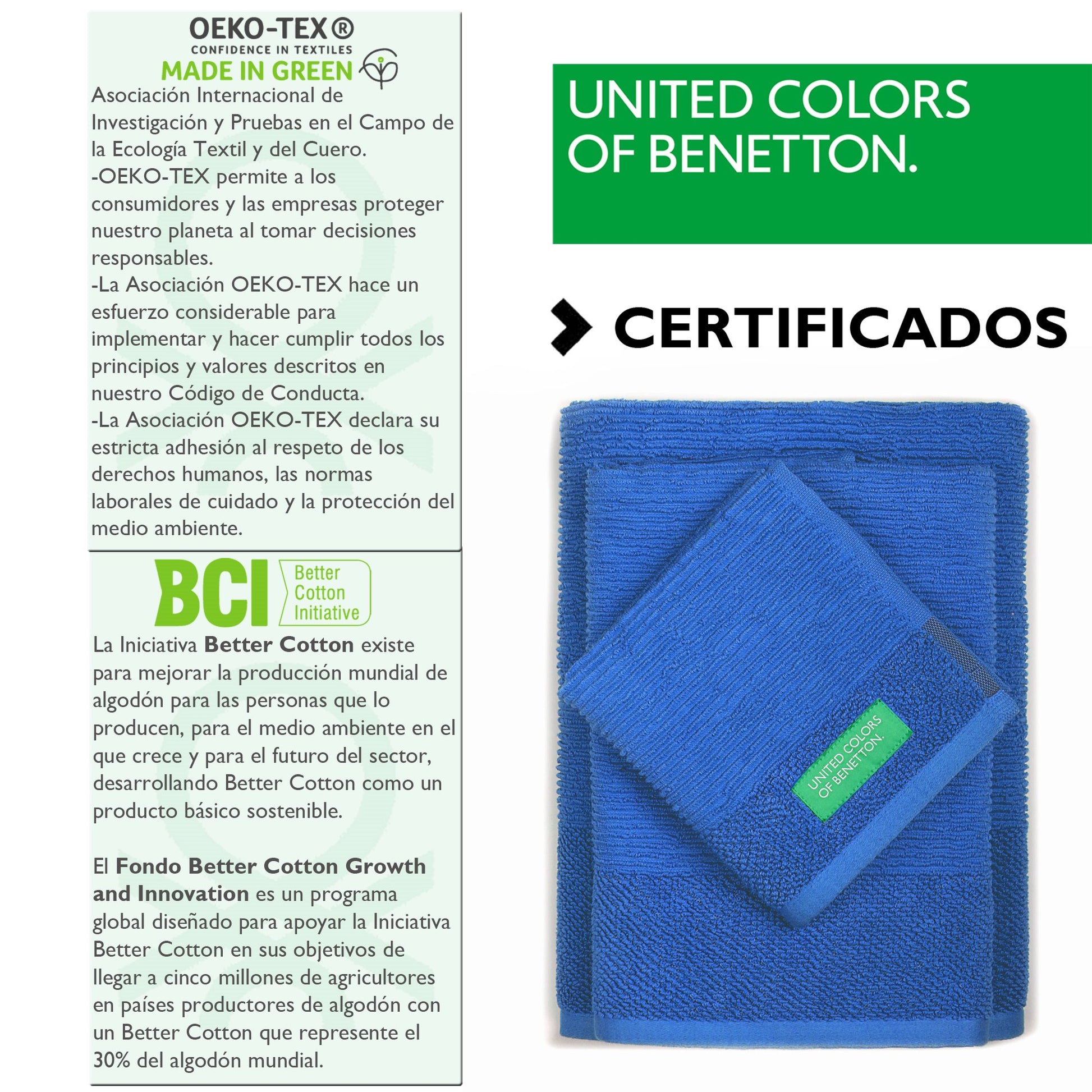 Pack De 2 Set De 3 Toallas De Baño Cada Uno En Color Azul Y Otras En Beige_3