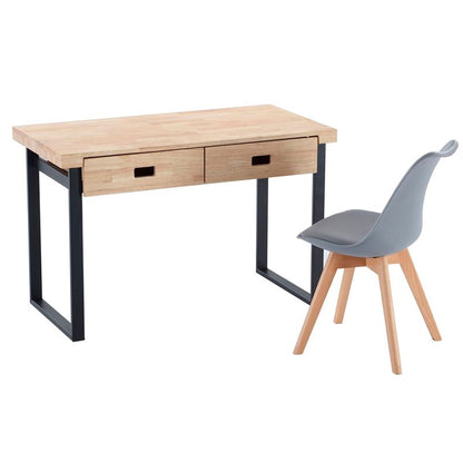 Mesa De Escritorio Natural 2 Cajones_2