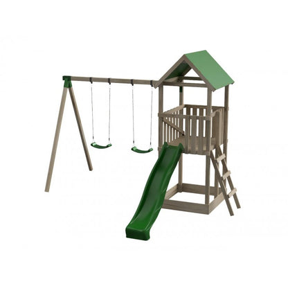 Parque Infantil Masgames Tibidabo L Techo De Lona Con Columpio Basica: Con Arenero En La Base._1