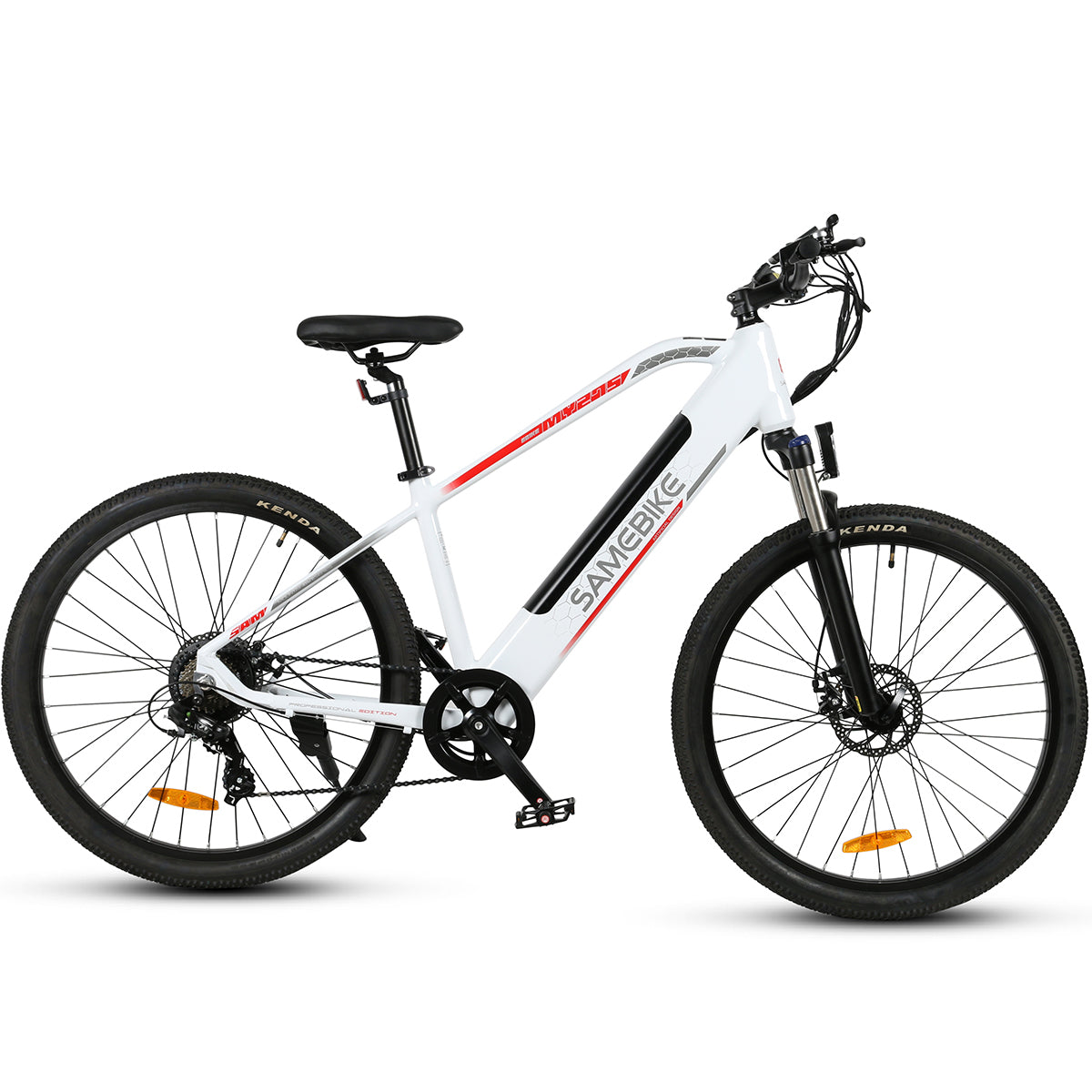 Bicicleta Eléctrica De Montaña Samebike My275 500w-48v-10,4ah (499wh) - Rueda 27.5 Color Blanco_0