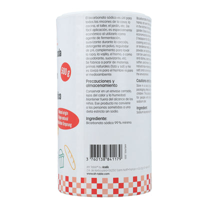 Pack 2x Bicarbonato sódico de uso alimentario La Droguerie écologique  500 g