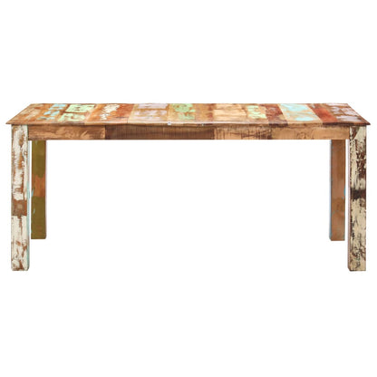 Mesa De Comedor De Madera Maciza Reciclada 180x90x76 Cm_0