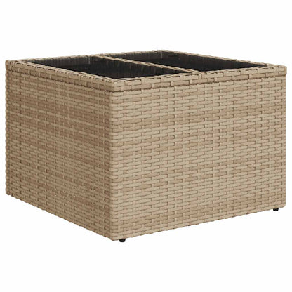 Set Sofás De Jardín 7 Piezas Y Cojines Ratán Sintético Beige / Vetonek_5