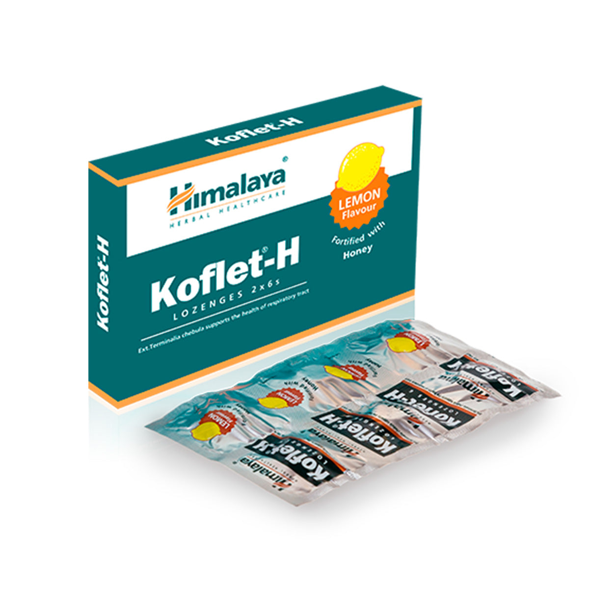 Pastilhas para Garganta Koflet Limão Himalaias 12 unidades