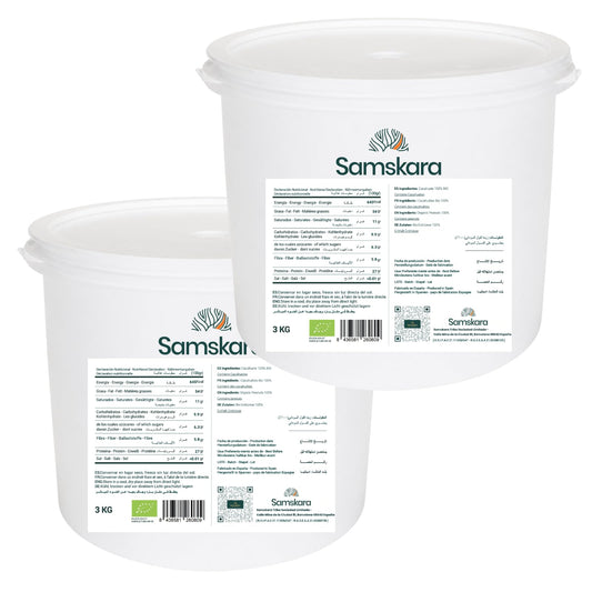 Crema De Cacahuete Ecológica Bio Smooth - 2 X 3kg (6kg) | 100% Cacahuete Tostado, Sin Azúcares Ni Aceite De Palma_0