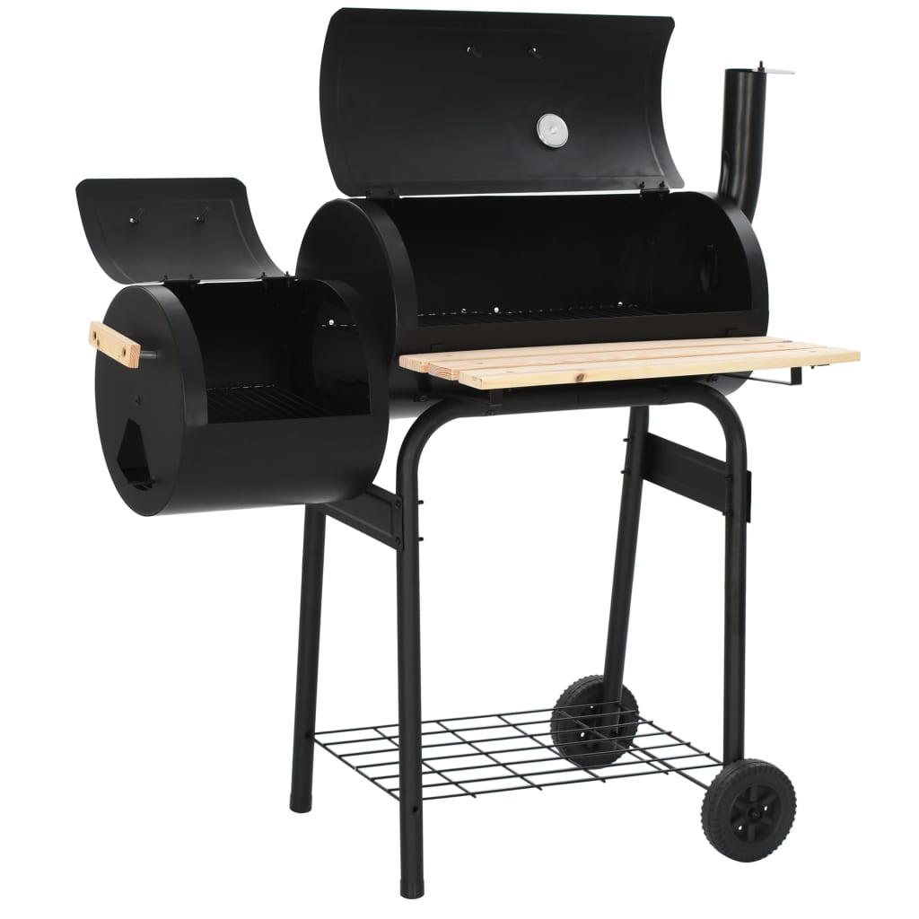 Barbacoa Clásica De Carbón Con Ahumador / Vetonek_2