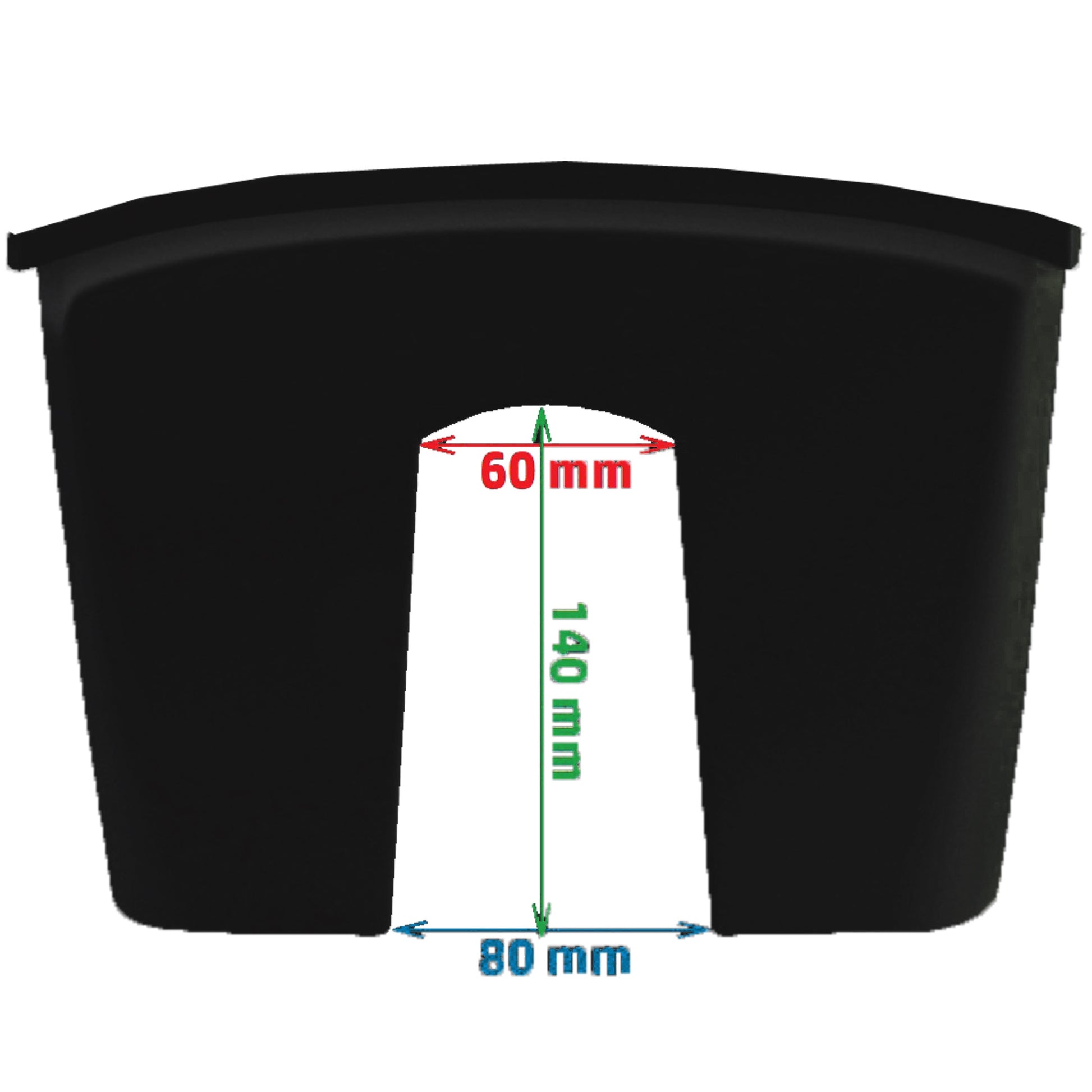 Maceta Para Balcon Mod. Crown 600 Antracita