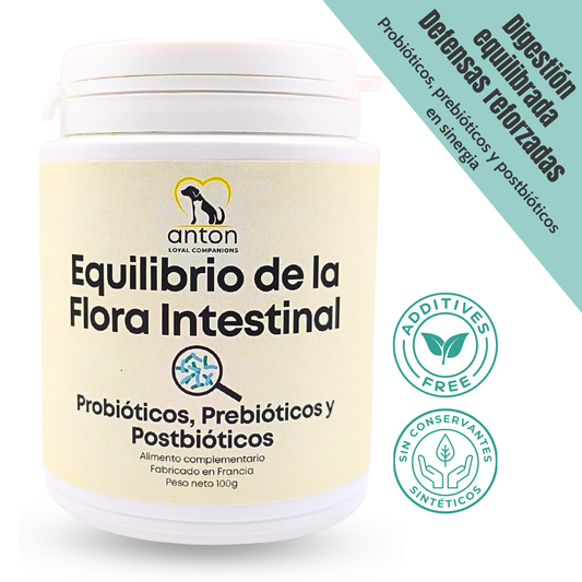 Suplemento natural para el equilibrio de la flora intestinal de perros y gatos – 100 g_0