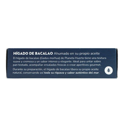 Pack 12x Hígado de bacalao en su propio aceite Planeta Huerto 120 g