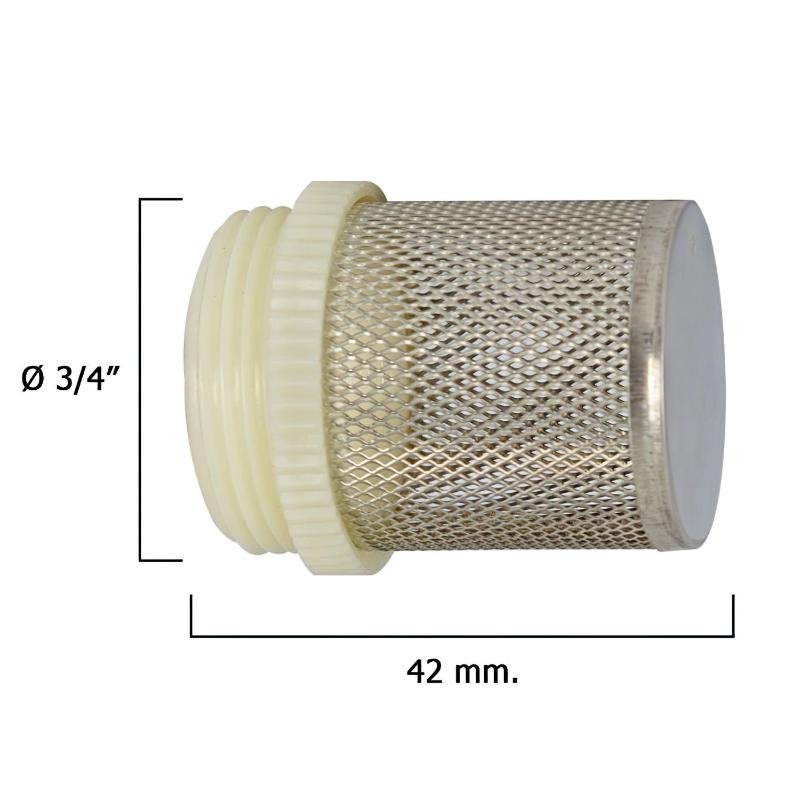 Filtro Inoxidable Para Válvula Retencion    3/4_0