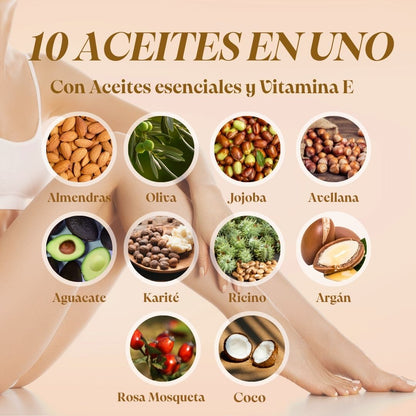 QKnatur - Aceite Corporal All In One - 200ml - Mejora La Apariencia De Cicatrices | Prevención De Manchas Y Estrías_3