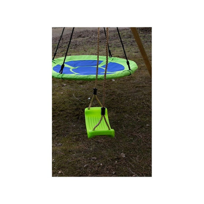 Columpio Triple De Madera Cuadrada Masgames Akina Xl._2